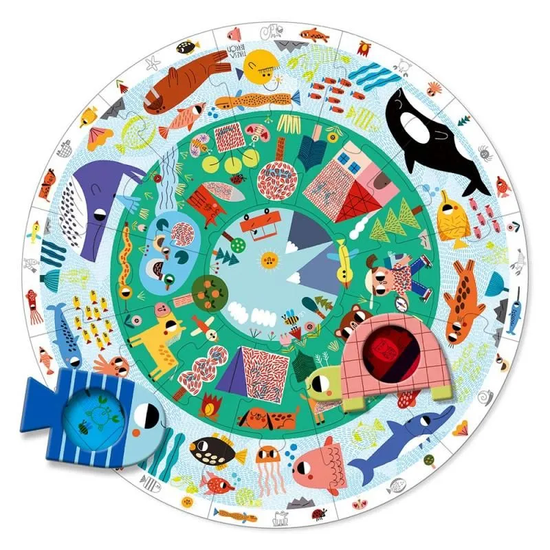 Puzzle XXL: Descubre los animales - Goula