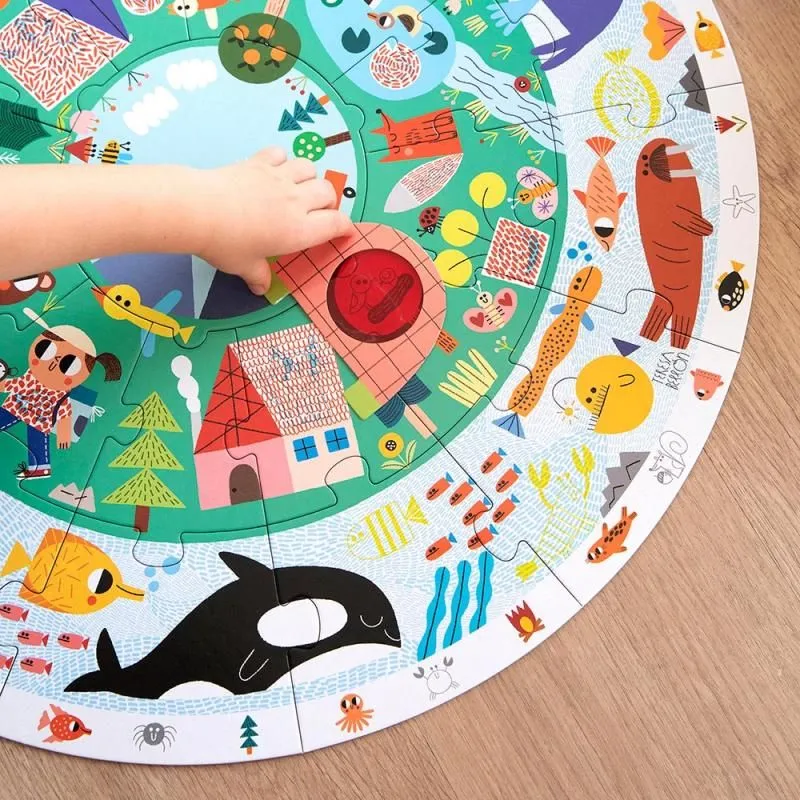 Puzzle XXL: Descubre los animales - Goula