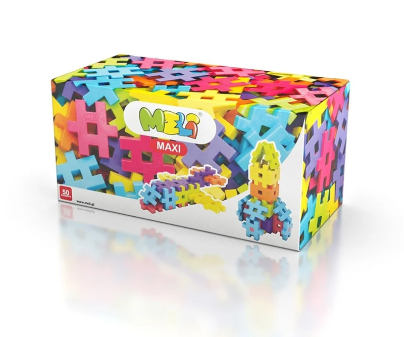 Bloques construcción MELI – Maxi 50 piezas