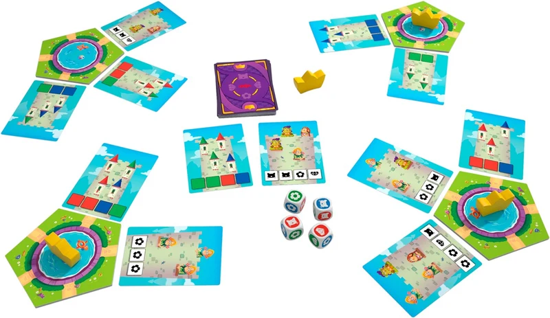 El rey de los dados Junior - Juego de cartas y dados