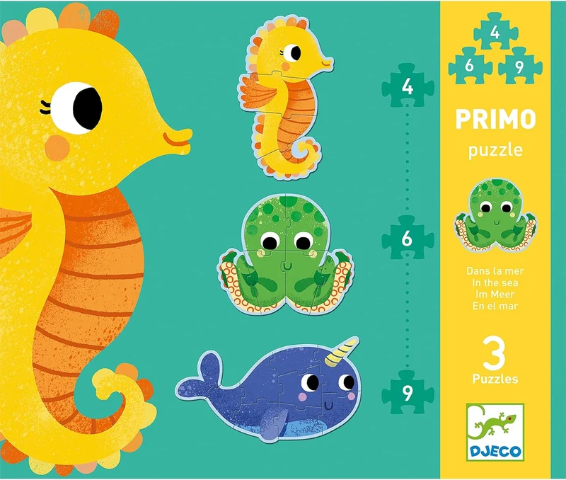 Puzzle Evolutivo: En el mar - Djeco