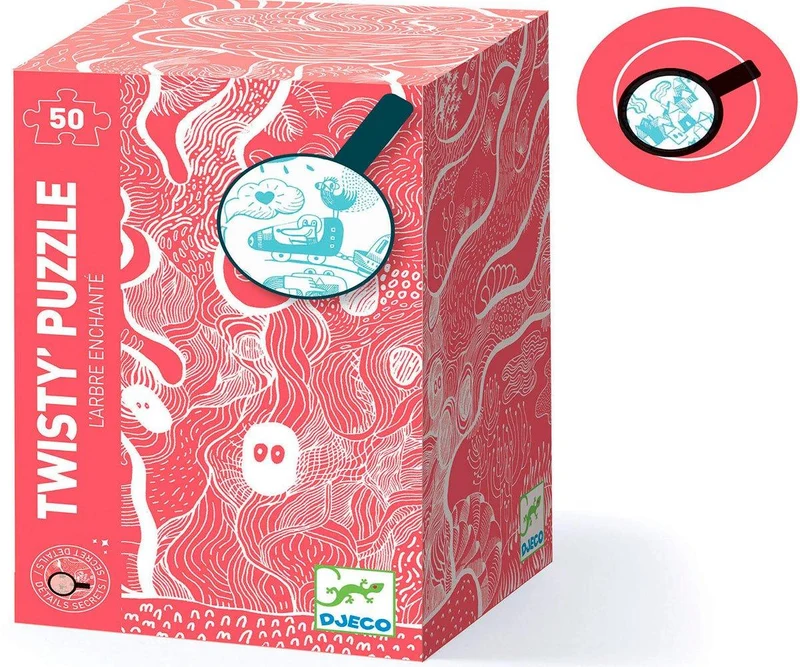 Wizzy Puzzle: El árbol encantado - 50 pcs - Djeco