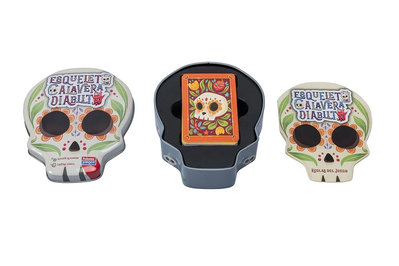 Esqueleto Calavera Diablito - Juego de rapidez y coordinación