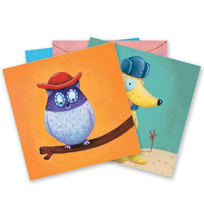 Crear con pegatinas - Animales - Djeco