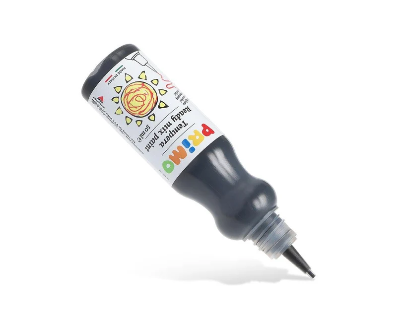 Témpera Botella 50ml Negro - Primo
