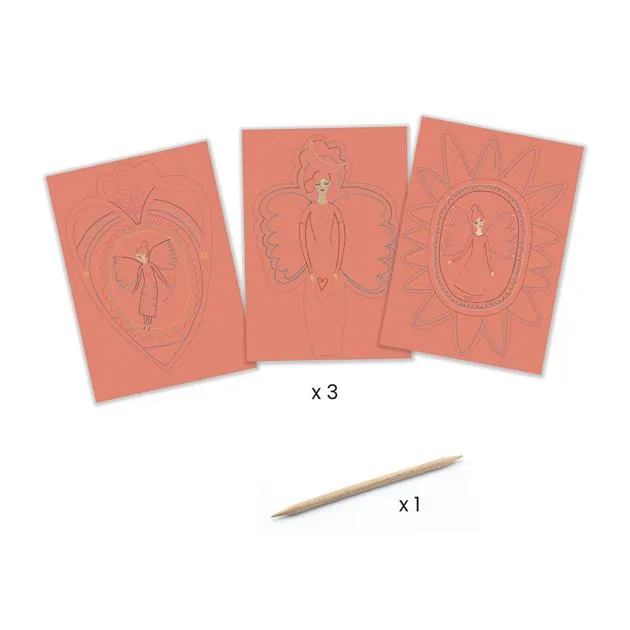 Cuadros para raspar: Ángeles - Djeco