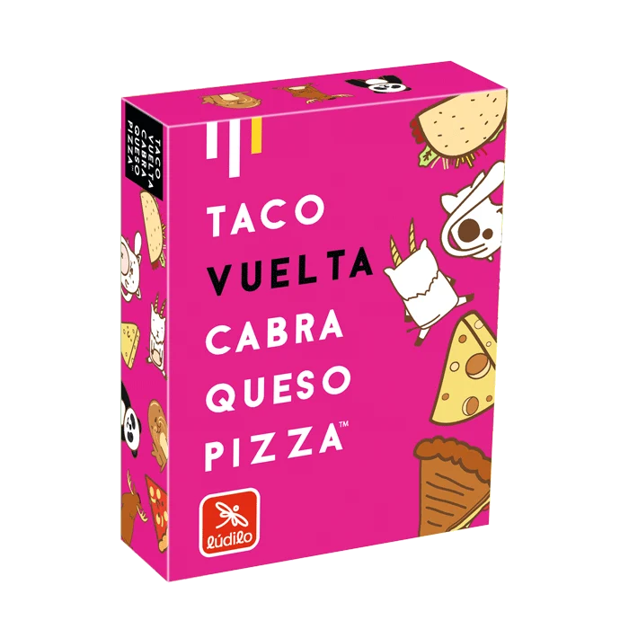 Taco, vuelta, cabra, queso, pizza - Juego de percepción visual