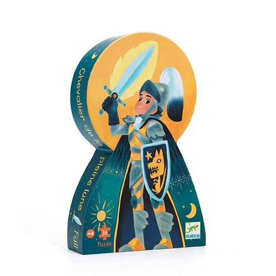 Puzzle Silueta El Caballero de la Luna Llena - 36 pzs. - Djeco