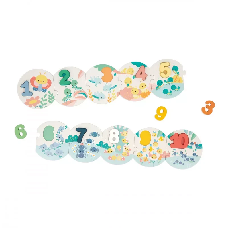 Puzzle Mis Primeros Números (Pure) - Janod