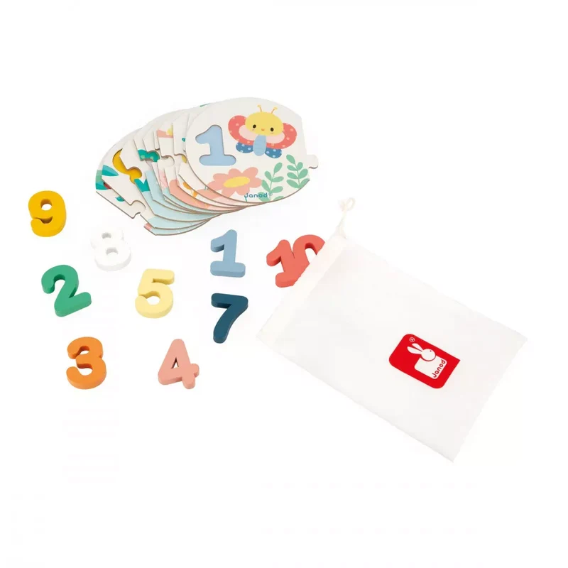 Puzzle Mis Primeros Números (Pure) - Janod