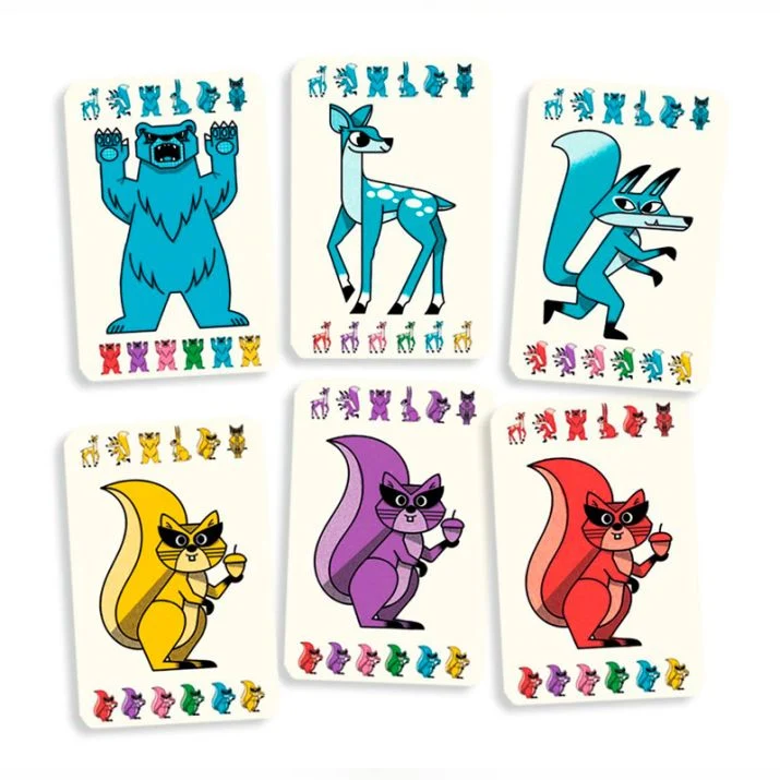 Cartas Mix Family - Juego de estrategia con cartas - Djeco