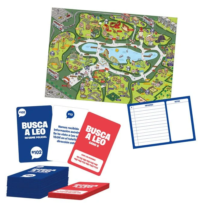 Busca a Leo en Wonderland - Juego competitivo de deducción