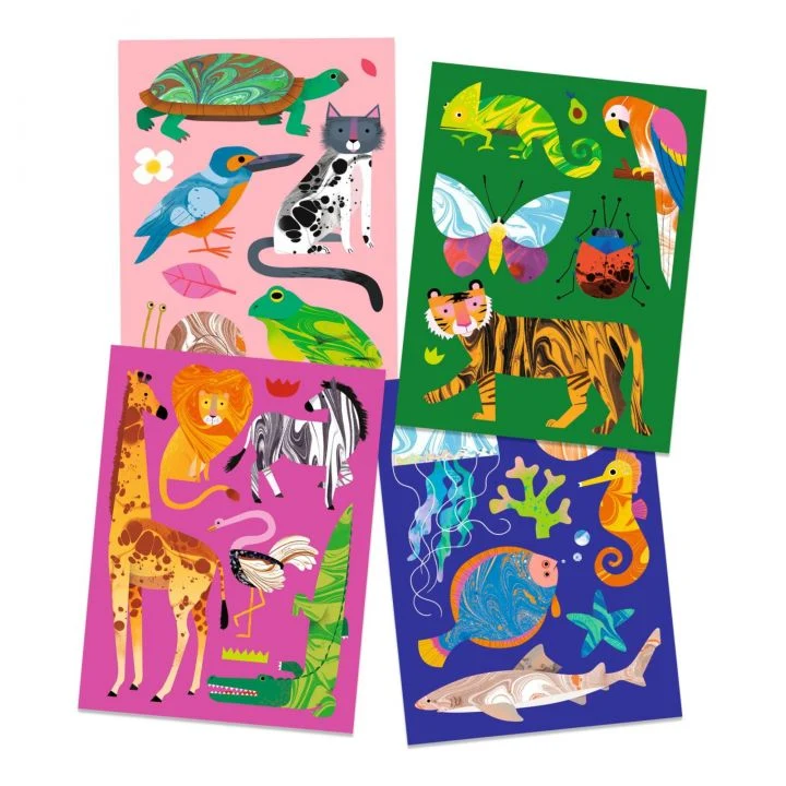 Taller de papel marmolado - Djeco