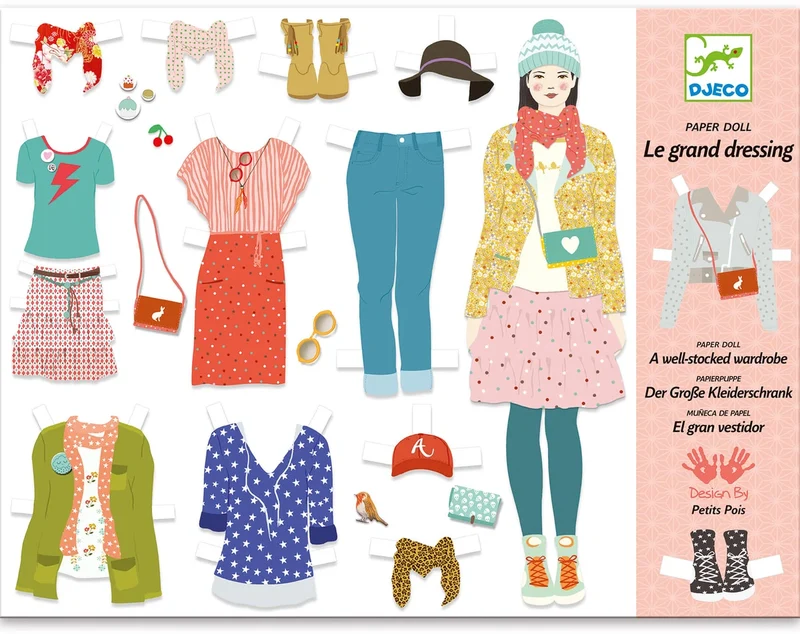 Kit Papel Creativo "Gran ropero" - Djeco