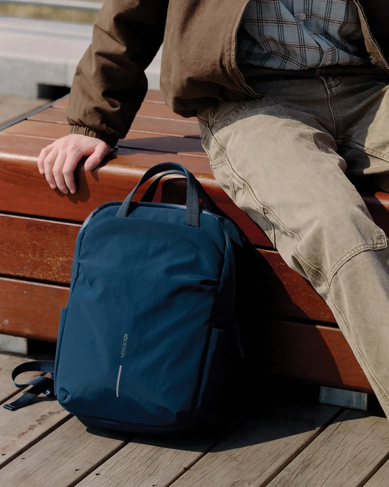 Mochila tote antirrobo nylon reciclado 15L para personalizar