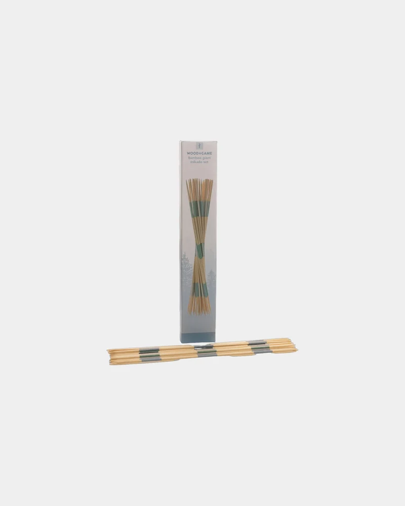 Juego de mikado gigante de bambú para personalizar