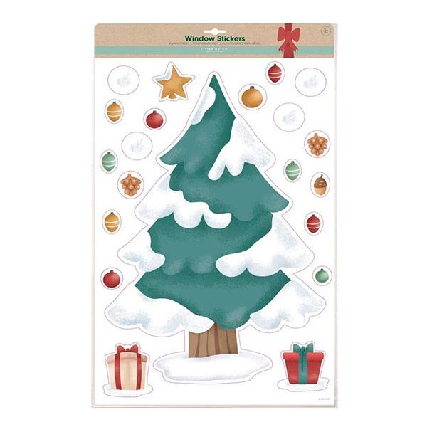 Pegatinas de Ventana Árbol de Navidad Little Dutch