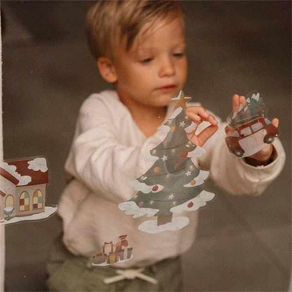 Pegatinas de Ventana Árbol de Navidad Little Dutch