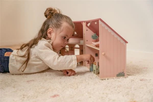 Casa De Muñecas Madera Portable Fsc Little Dutch