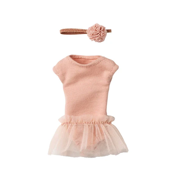 Traje De Ballet Y Falda Rosa Talla 1 Maileg