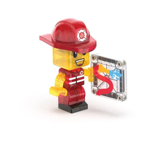 MagnaTiles Estación Bomberos 50 Piezas