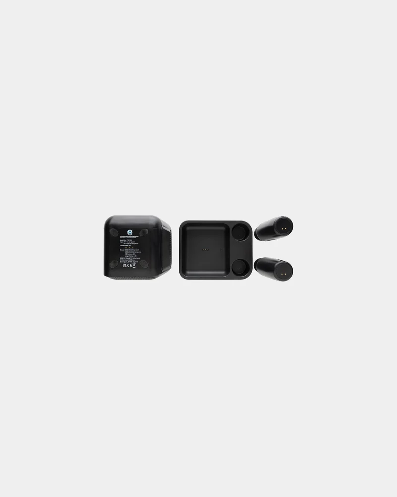Set karaoke doble micro ABS reciclado para personalizar