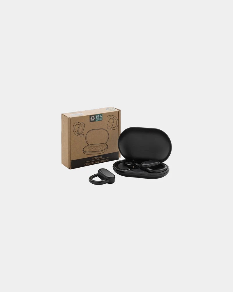 Auriculares plástico reciclado RCS para personalizar