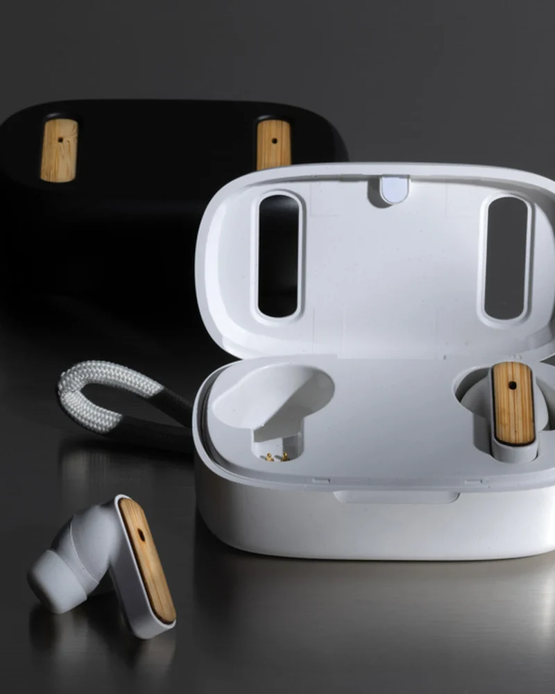 Auriculares TWS plástico reciclado RCS BT para personalizar