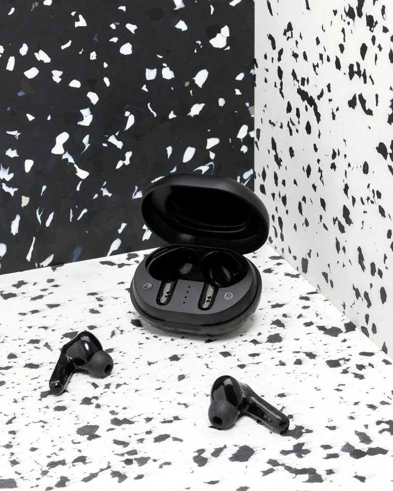 Auriculares Bluetooth plástico reciclado para personalizar