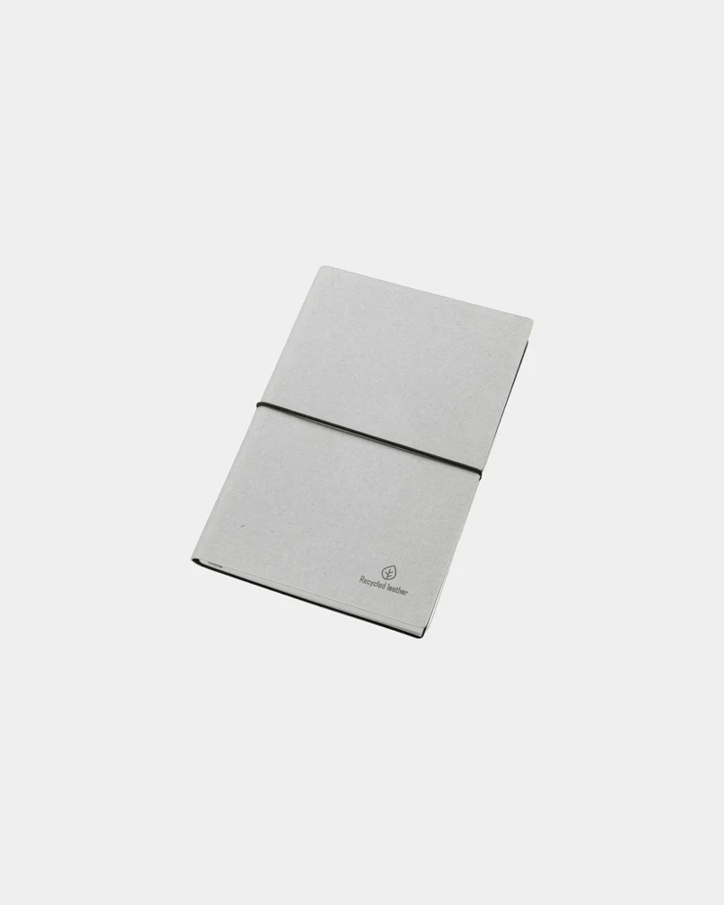 Libreta A5 cuero reciclado GRS para personalizar