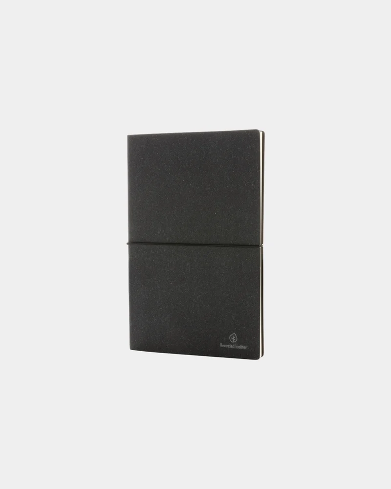 Libreta A5 cuero reciclado GRS para personalizar