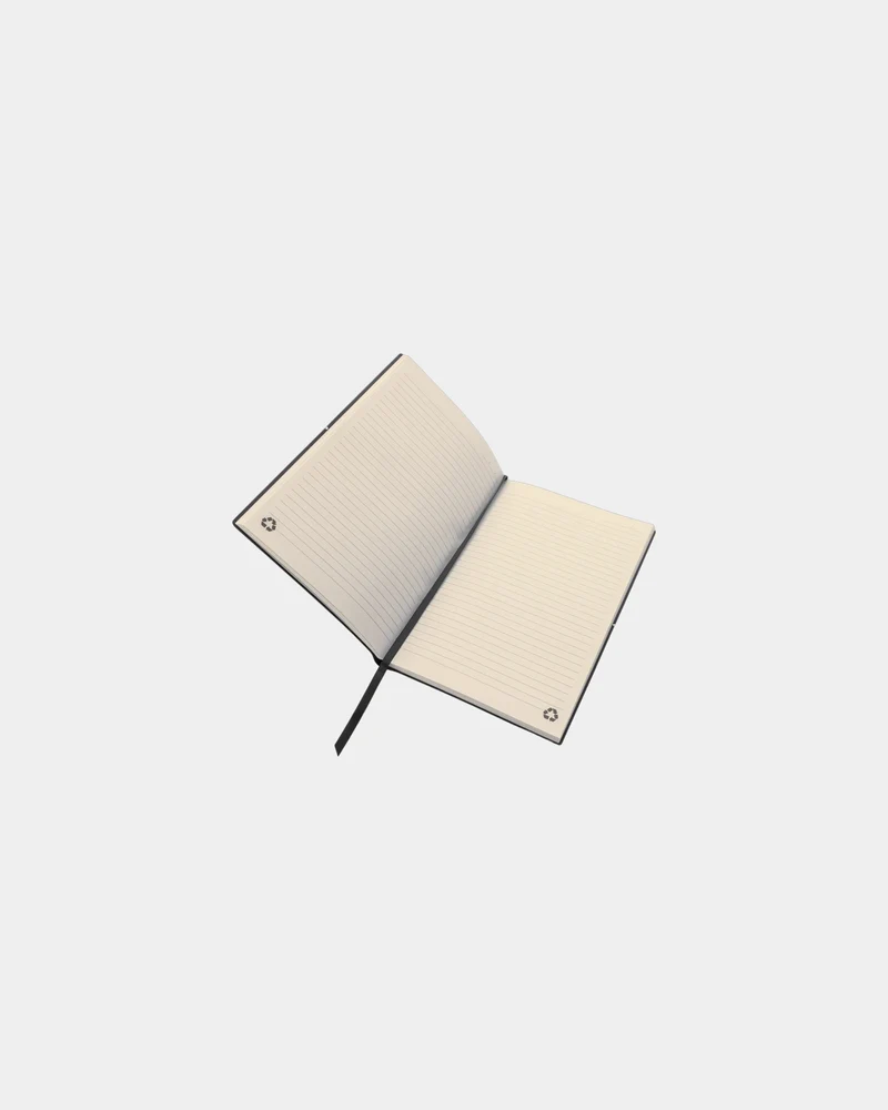 Libreta A5 cuero reciclado GRS para personalizar