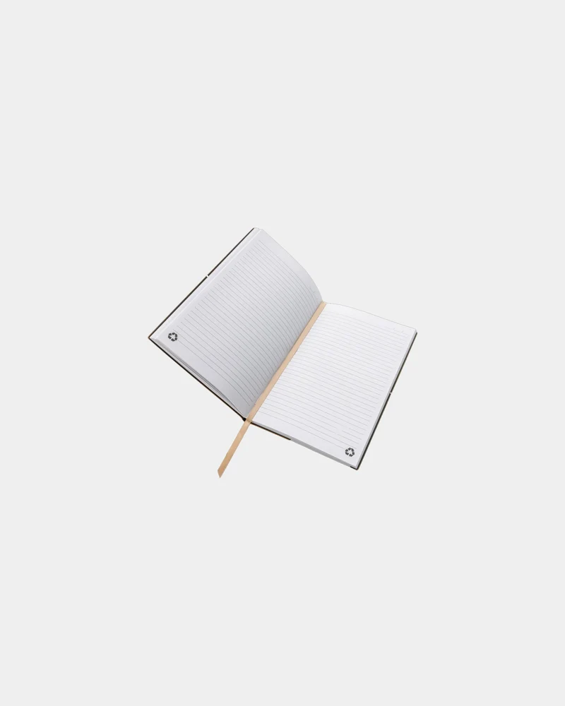 Libreta A5 cuero reciclado GRS para personalizar