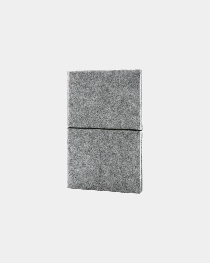 Libreta A5 fieltro reciclado GRS para personalizar