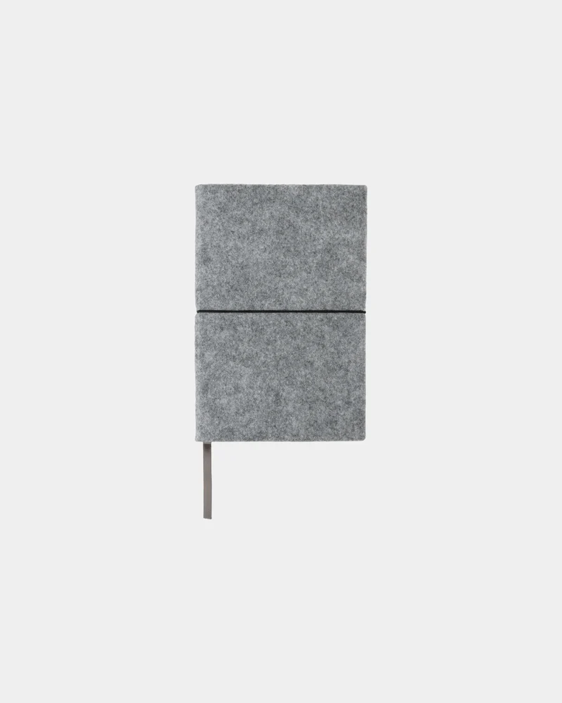Libreta A5 fieltro reciclado GRS para personalizar