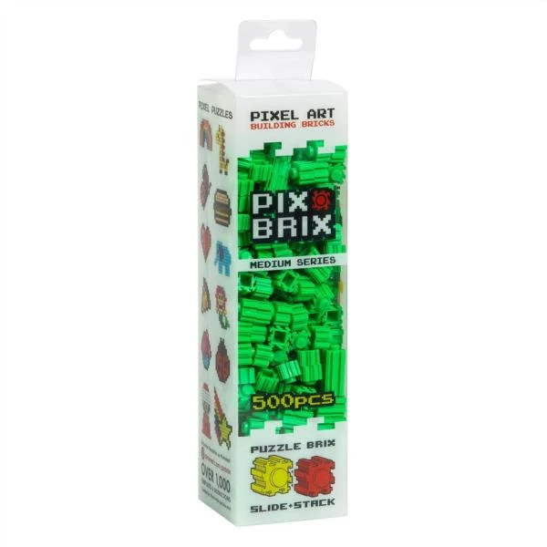 Bloques Pix Brix 500 Piezas Color Verde Medium Series Pixel Art