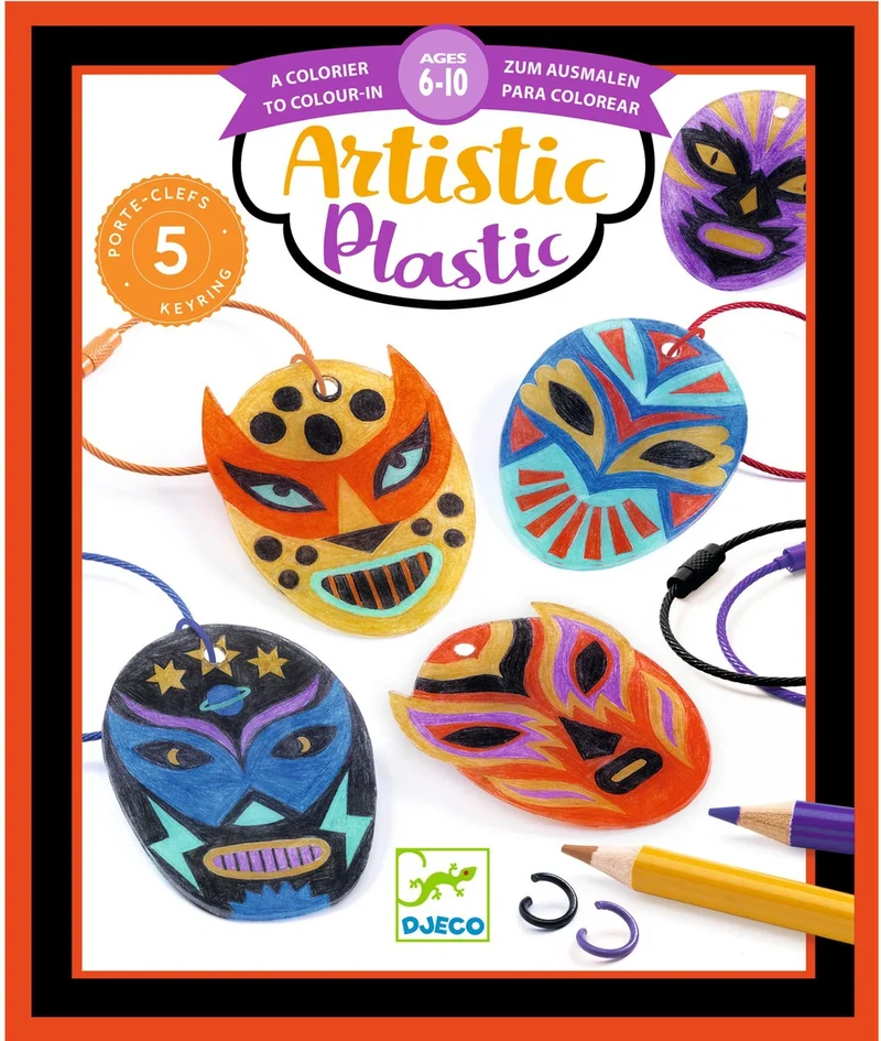 Artistic Plastic Llaveros Luchadores