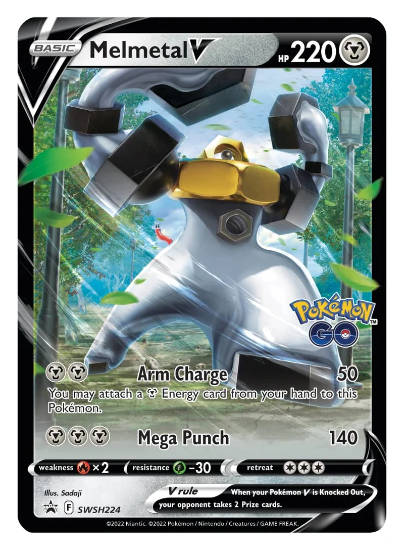 Pokemon GO Melmetal V Battle Deck