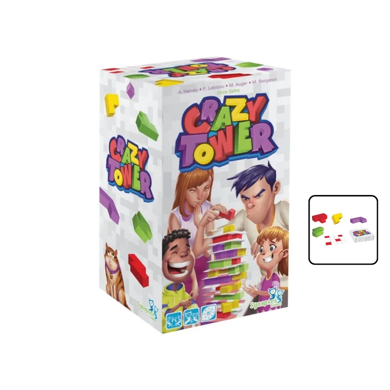 JUEGO DE MESA, CRAZY TOWER BASE