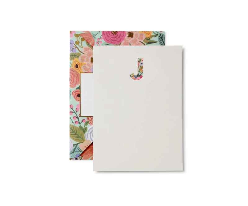 Set de escritura de cartas con Iniciales de A a Z - Rifle Paper Co.