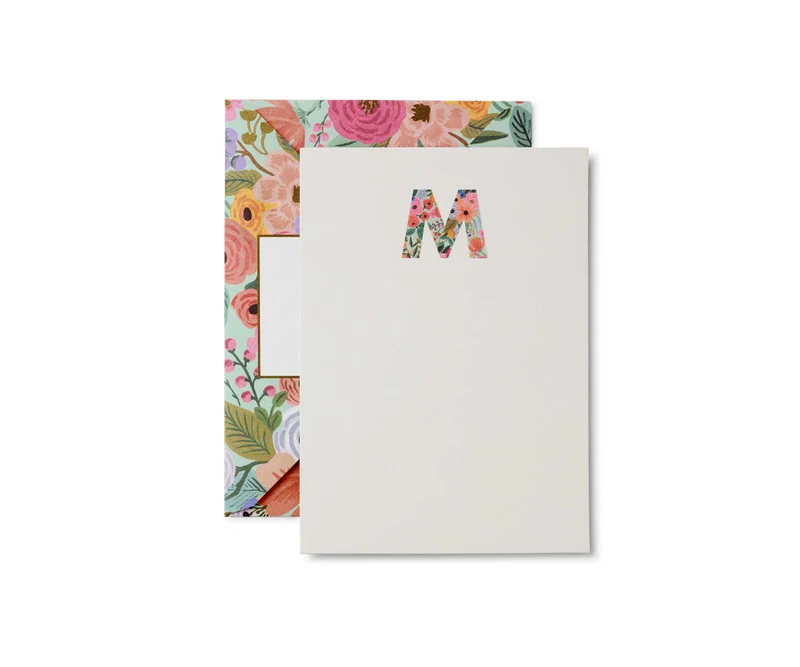 Set de escritura de cartas con Iniciales de A a Z - Rifle Paper Co.