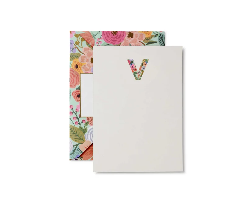 Set de escritura de cartas con Iniciales de A a Z - Rifle Paper Co.