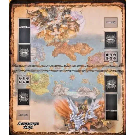 Battle Spirits Saga Dual Two Player Rubber Playmat