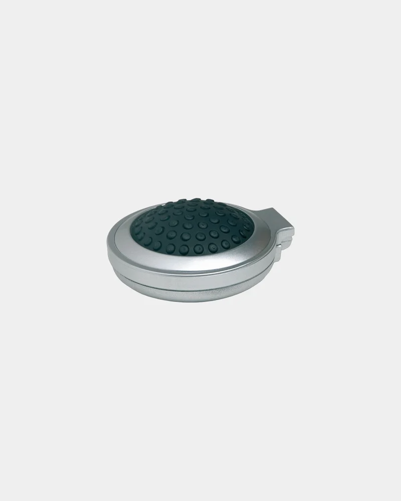 Cepillo espejo plegable plateado para personalizar