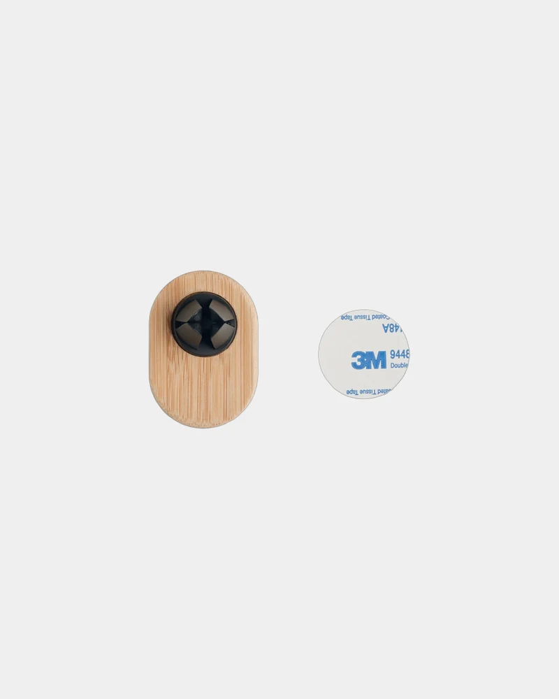 Soporte de móvil de bambú magnético para personalizar