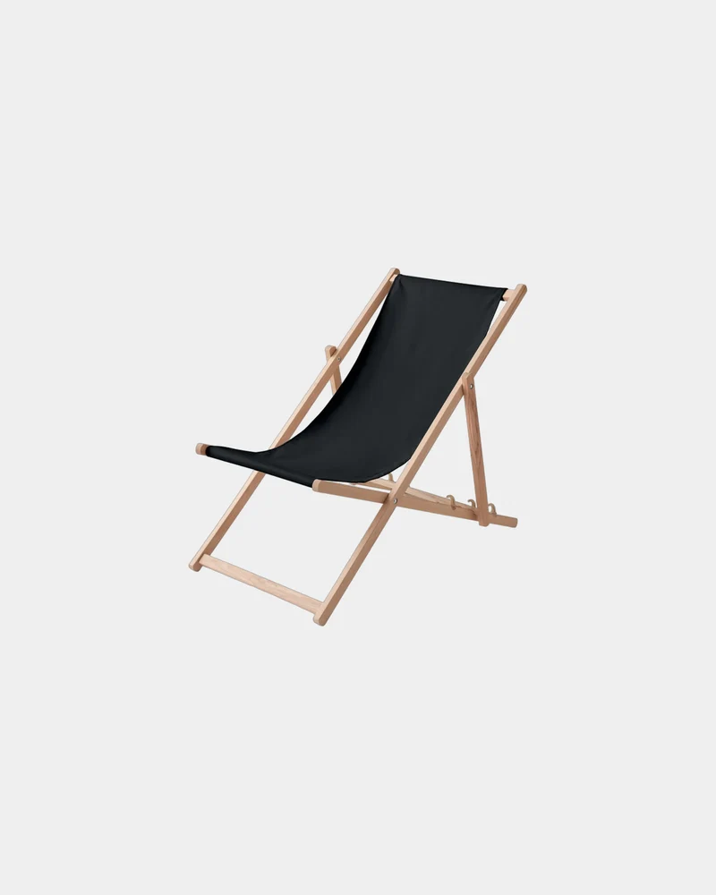 Tumbona de madera plegable FSC para personalizar
