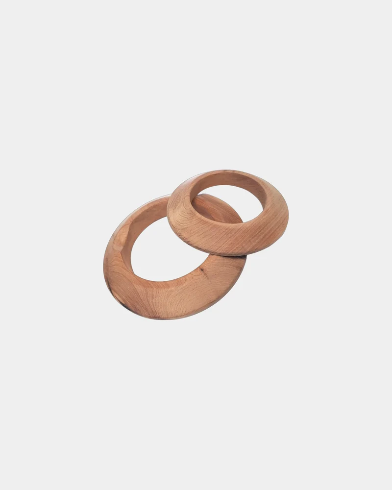 Soporte de madera de tuya 9,5 cm para personalizar