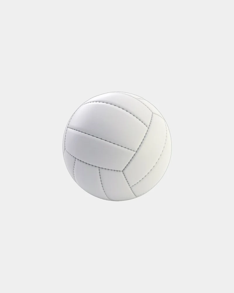 Balón de vóley blando blanco para personalizar