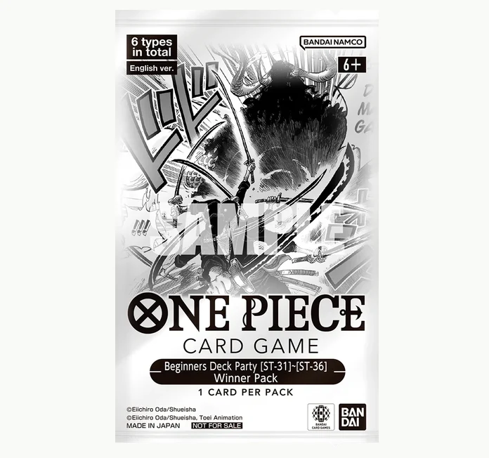 One Piece Sobre Beginners Deck Party [ST-31]~[ST-36] Winner pack