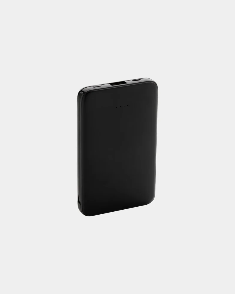 Power bank 5000 mAh con cables integrados para personalizar